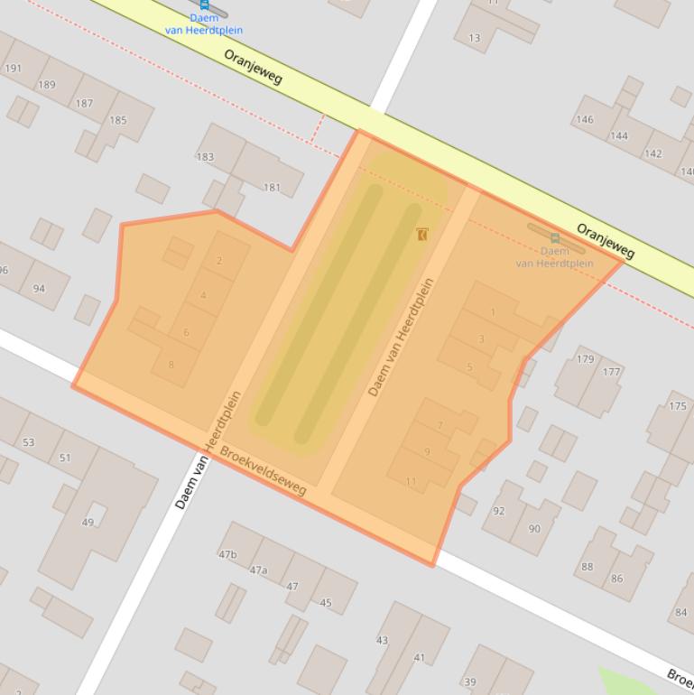 Kaart van postcodegebied 6991XS.