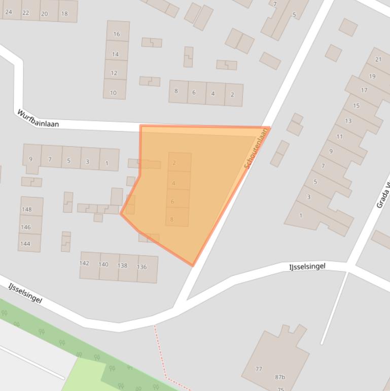 Kaart van postcodegebied 6991ZE.