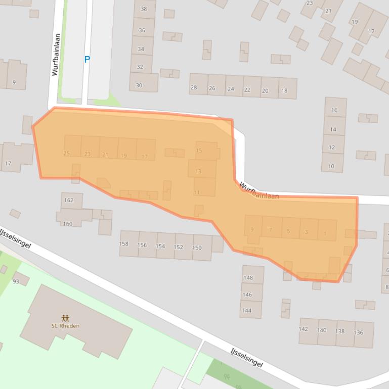 Kaart van postcodegebied 6991ZG.