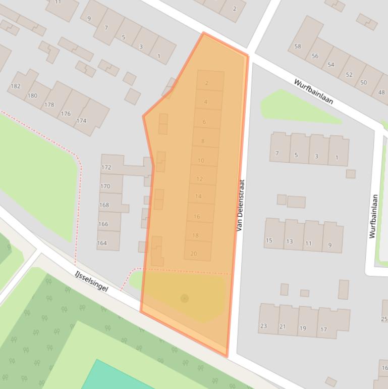 Kaart van postcodegebied 6991ZL.