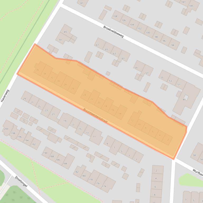 Kaart van postcodegebied 6991ZN.