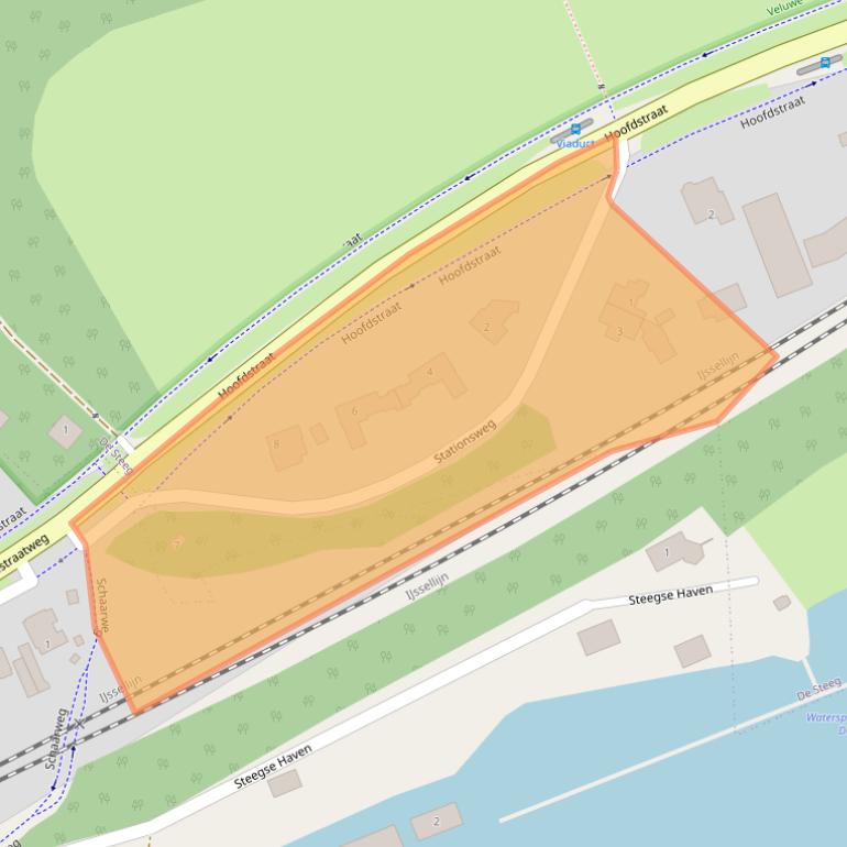 Kaart van postcodegebied 6994AA.