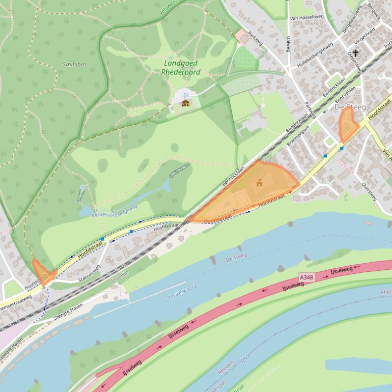 Kaart van postcodegebied 6994AB.