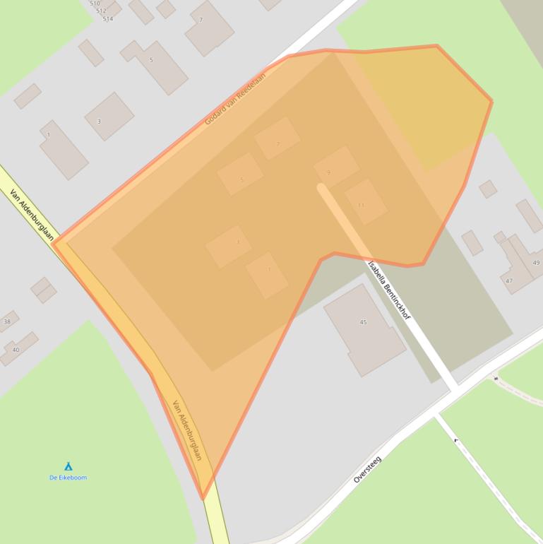 Kaart van postcodegebied 6994BG.