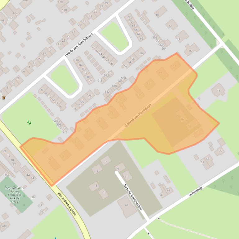 Kaart van postcodegebied 6994BH.