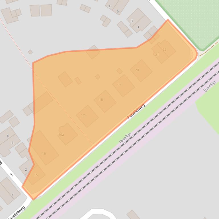 Kaart van postcodegebied 6994CB.