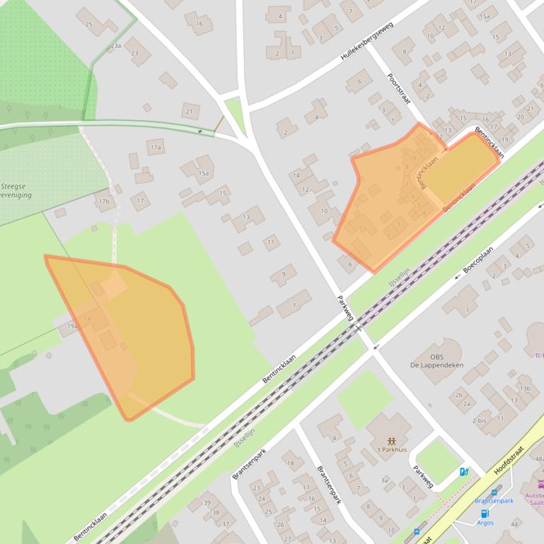 Kaart van postcodegebied 6994CK.