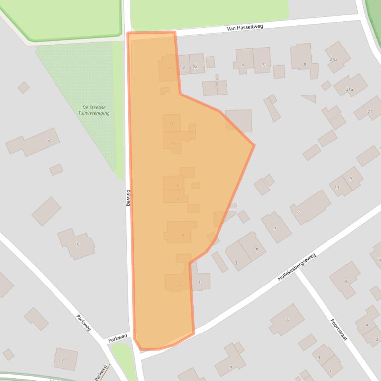 Kaart van postcodegebied 6994CP.