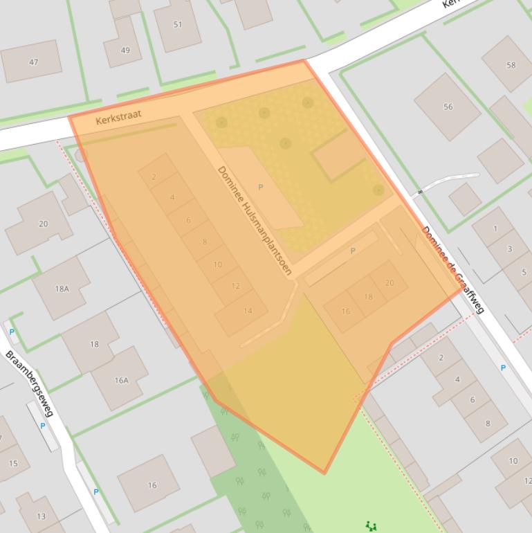 Kaart van postcodegebied 6996AM.