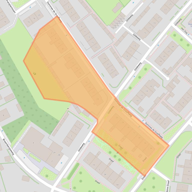 Kaart van postcodegebied 6996AR.