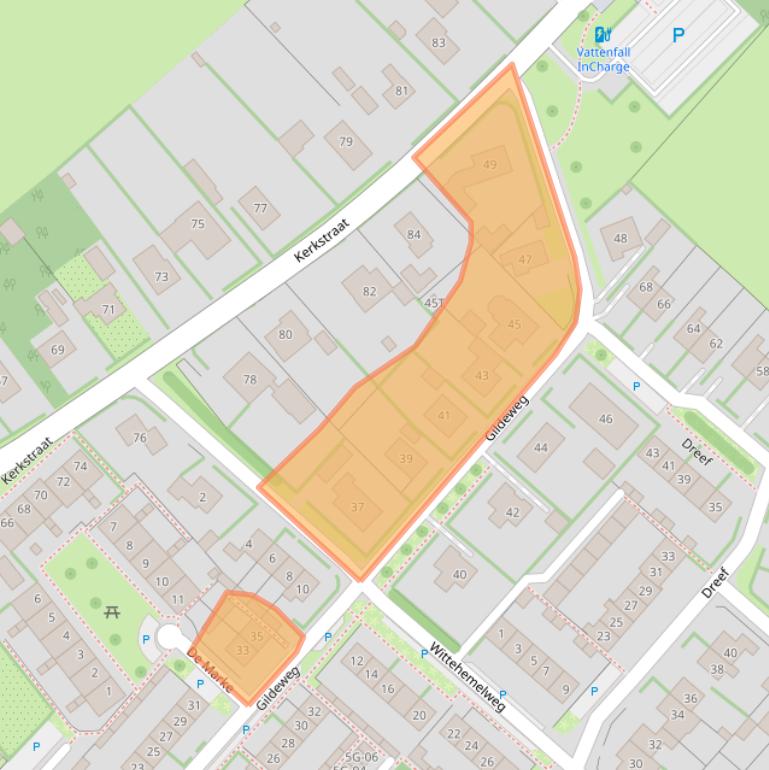 Kaart van postcodegebied 6996AT.