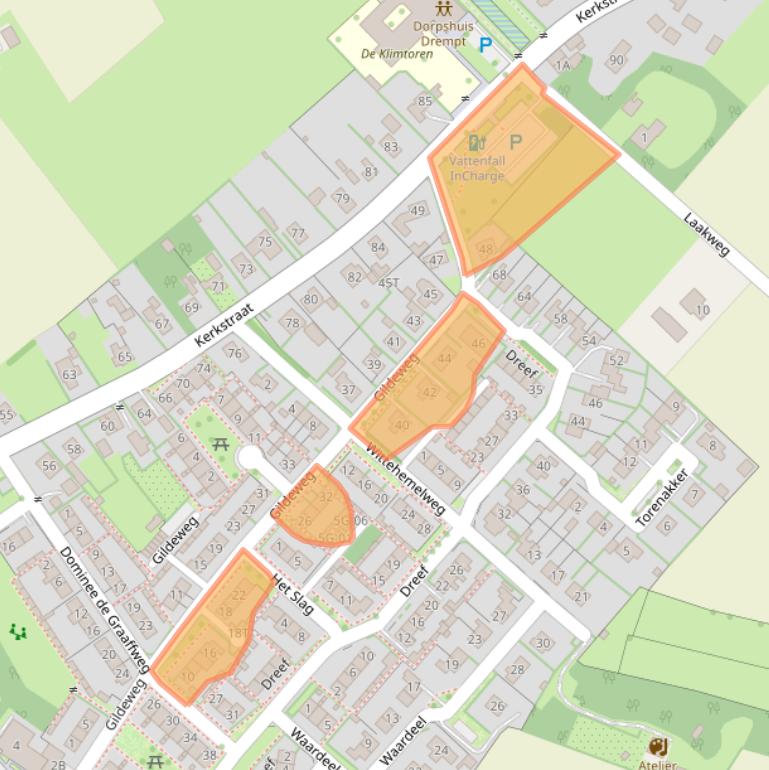 Kaart van postcodegebied 6996AV.