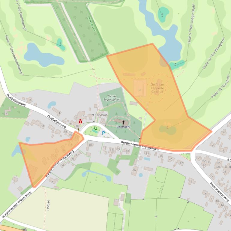 Kaart van postcodegebied 6997AB.