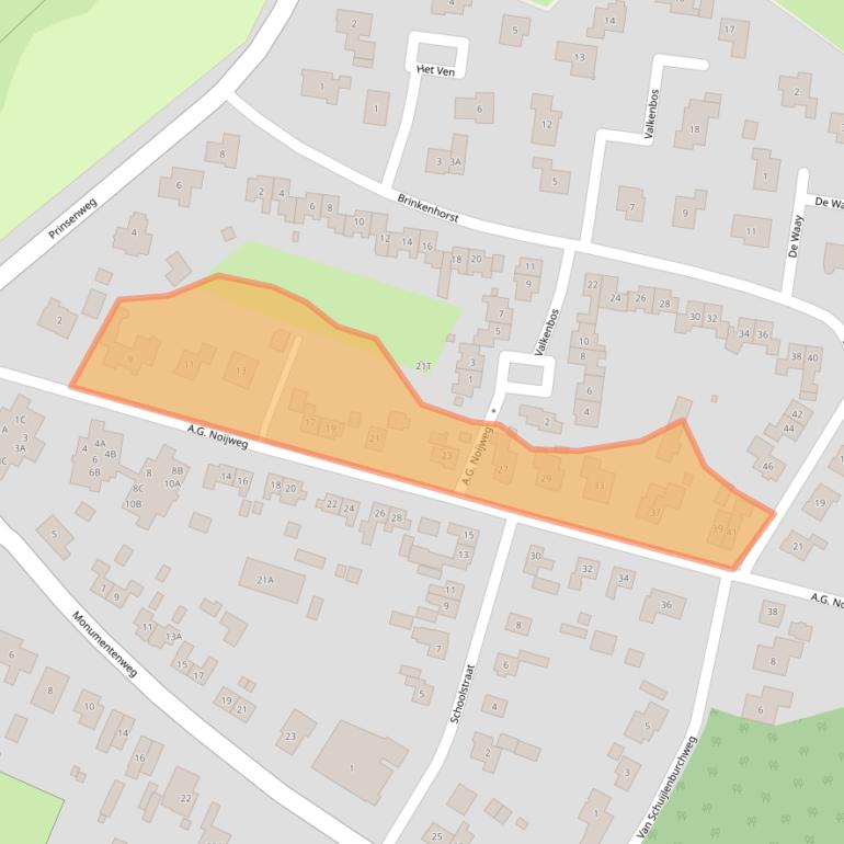 Kaart van postcodegebied 6997AM.