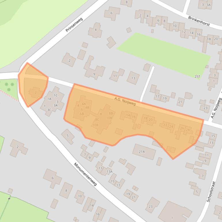 Kaart van postcodegebied 6997AP.