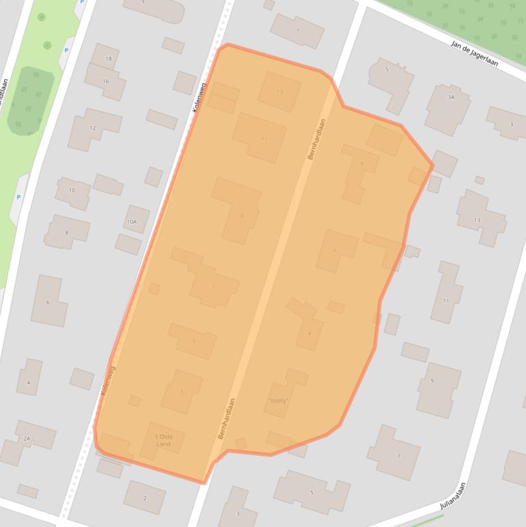 Kaart van postcodegebied 6998AS.