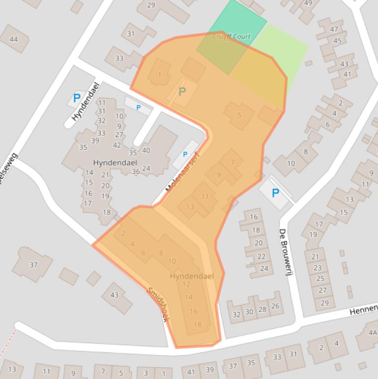 Kaart van postcodegebied 6999AV.