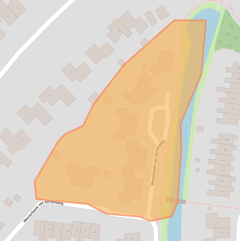 Kaart van postcodegebied 6999CP.