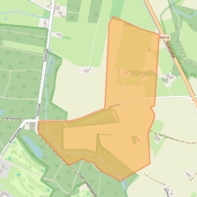 Kaart van postcodegebied 6999DB.