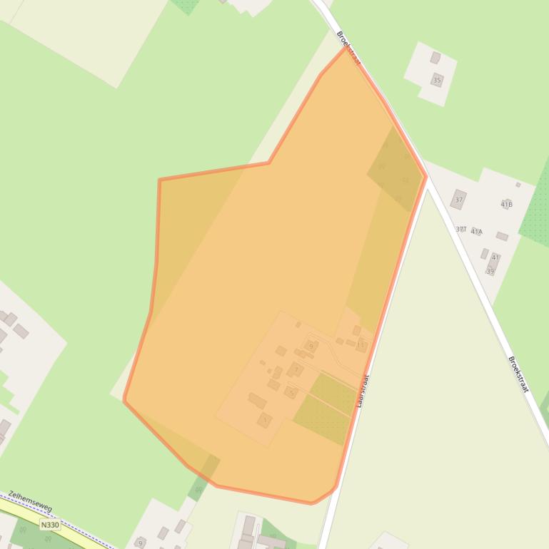 Kaart van postcodegebied 6999DM.