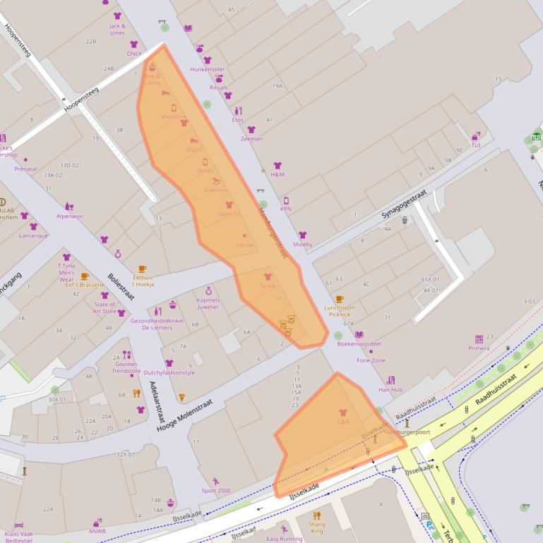 Kaart van postcodegebied 7001AL.