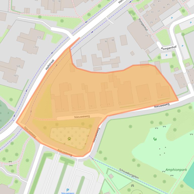 Kaart van postcodegebied 7001DB.