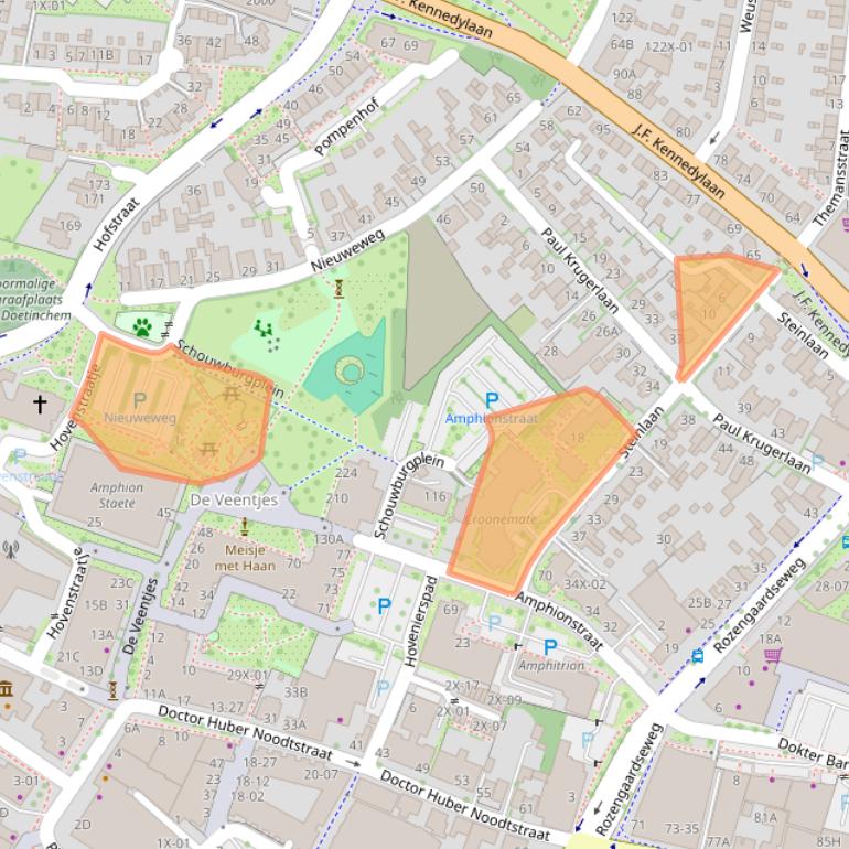 Kaart van postcodegebied 7001DK.