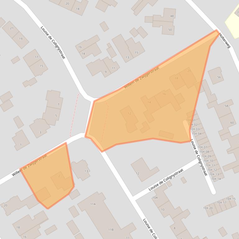 Kaart van postcodegebied 7001GH.