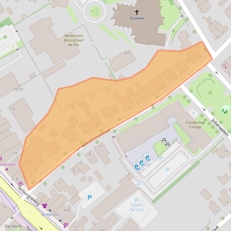 Kaart van postcodegebied 7001GS.