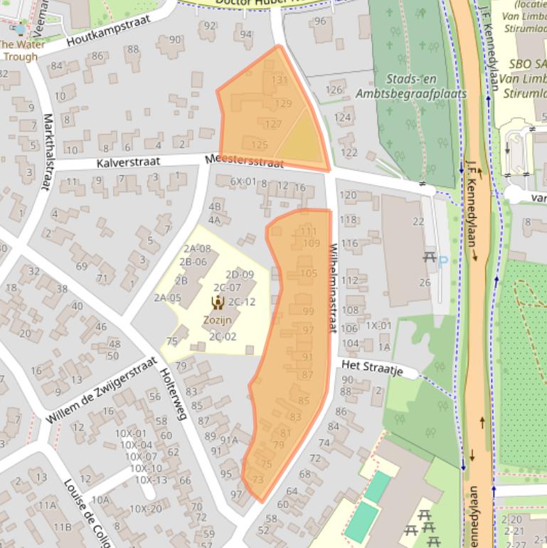 Kaart van postcodegebied 7001GV.