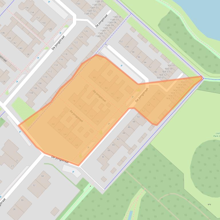 Kaart van postcodegebied 7002AK.