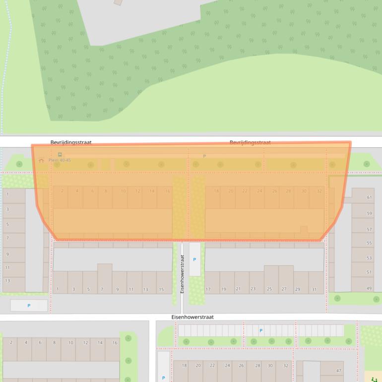 Kaart van postcodegebied 7002CM.