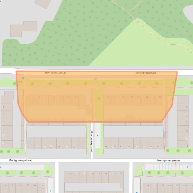 Kaart van postcodegebied 7002CP.