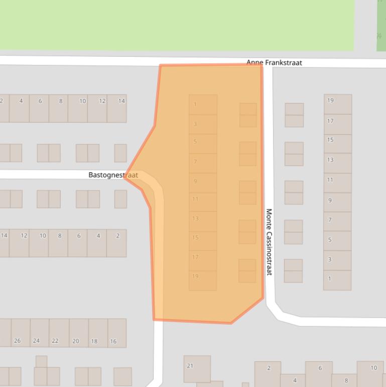 Kaart van postcodegebied 7002EM.