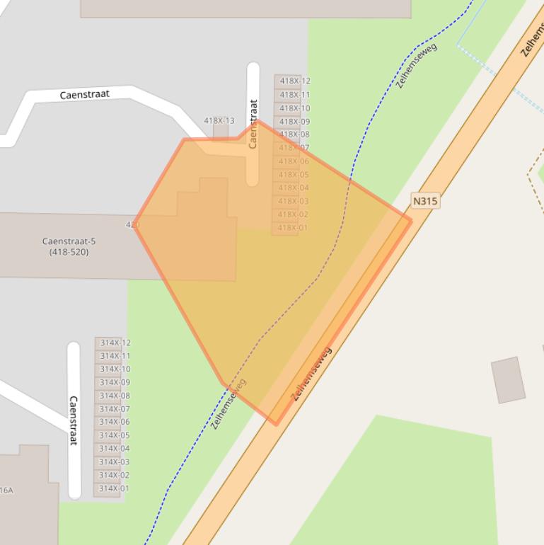 Kaart van postcodegebied 7002GR.