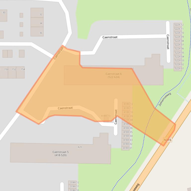 Kaart van postcodegebied 7002GT.