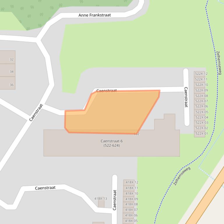 Kaart van postcodegebied 7002GW.