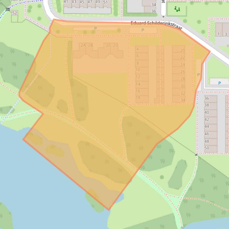 Kaart van postcodegebied 7002JE.