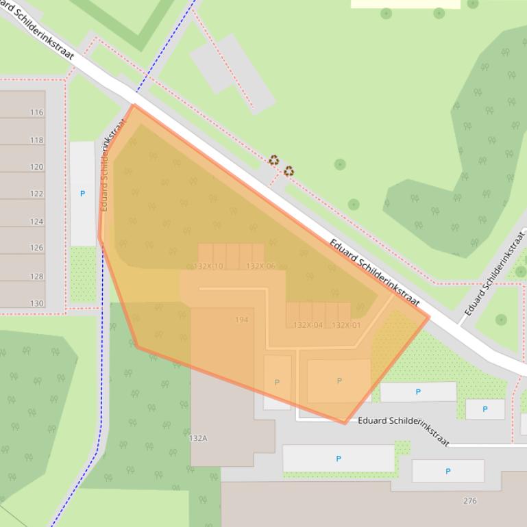 Kaart van postcodegebied 7002JL.