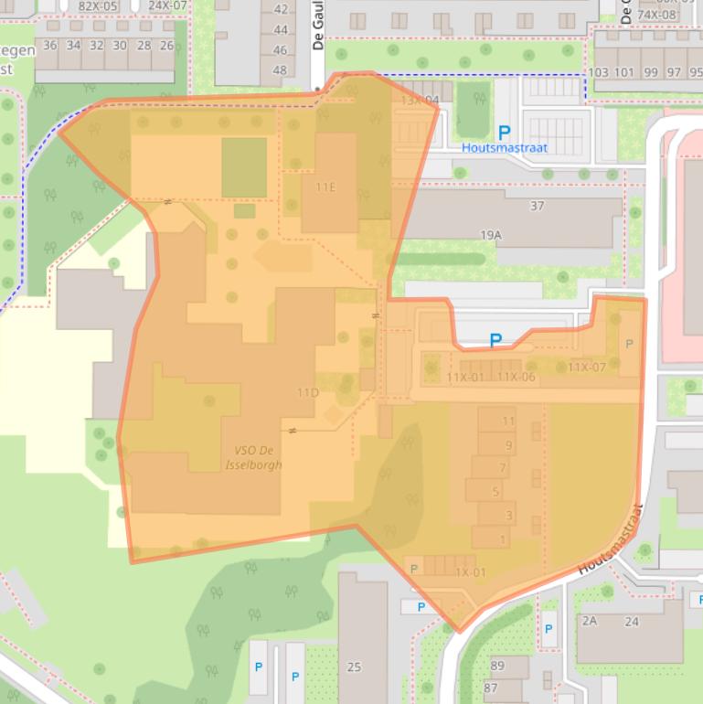 Kaart van postcodegebied 7002KA.