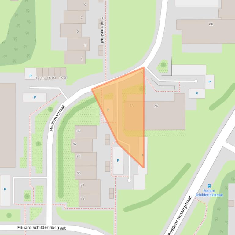 Kaart van postcodegebied 7002KE.