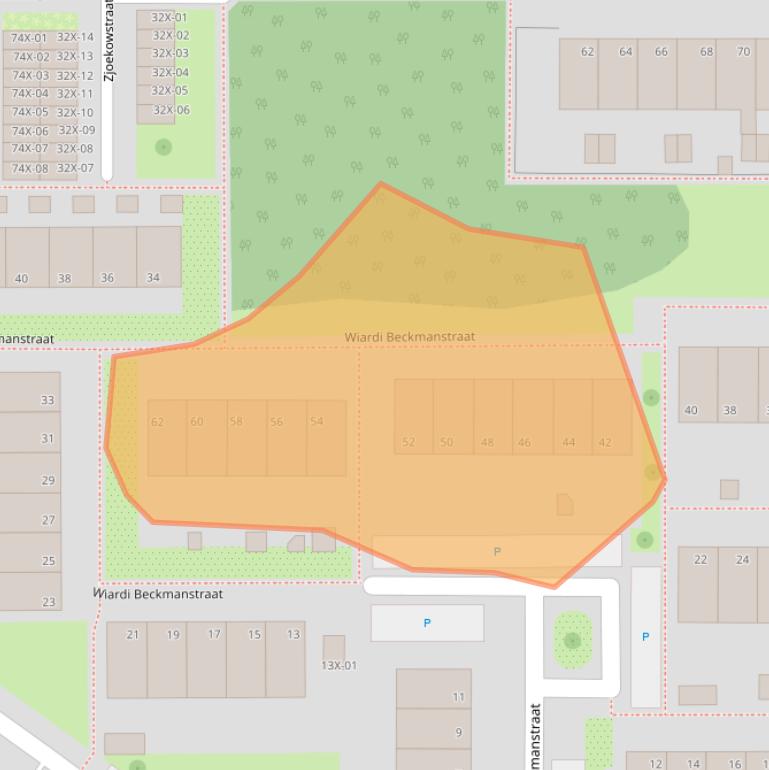 Kaart van postcodegebied 7002KR.