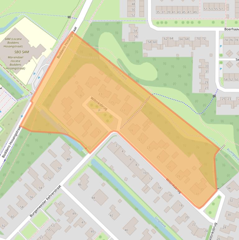 Kaart van postcodegebied 7002LE.