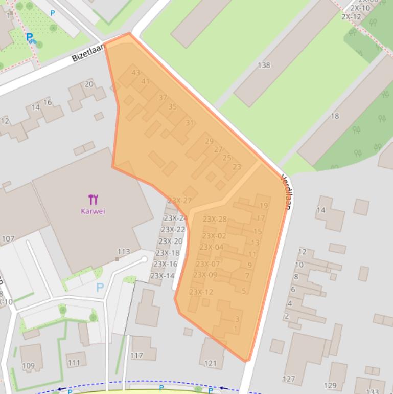 Kaart van postcodegebied 7002LM.