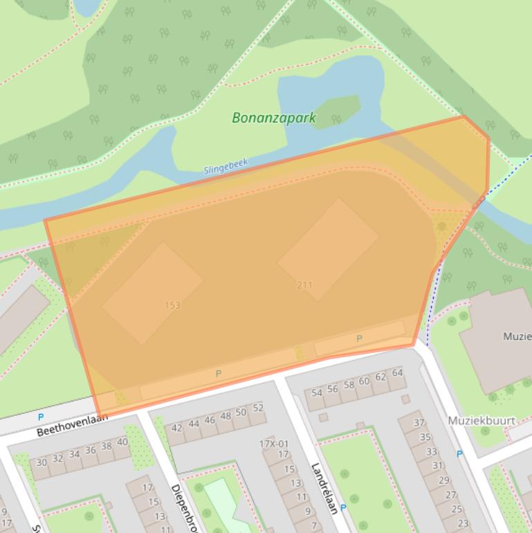 Kaart van postcodegebied 7002MP.