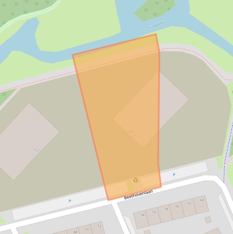 Kaart van postcodegebied 7002MT.