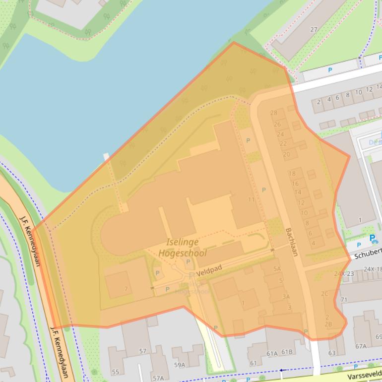 Kaart van postcodegebied 7002MZ.