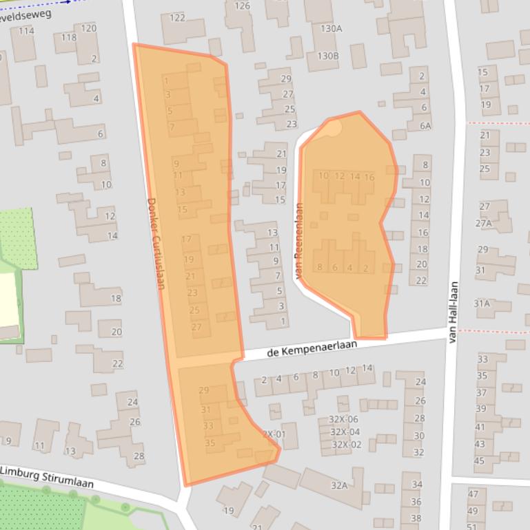 Kaart van postcodegebied 7003AG.