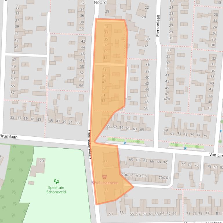 Kaart van postcodegebied 7003AN.