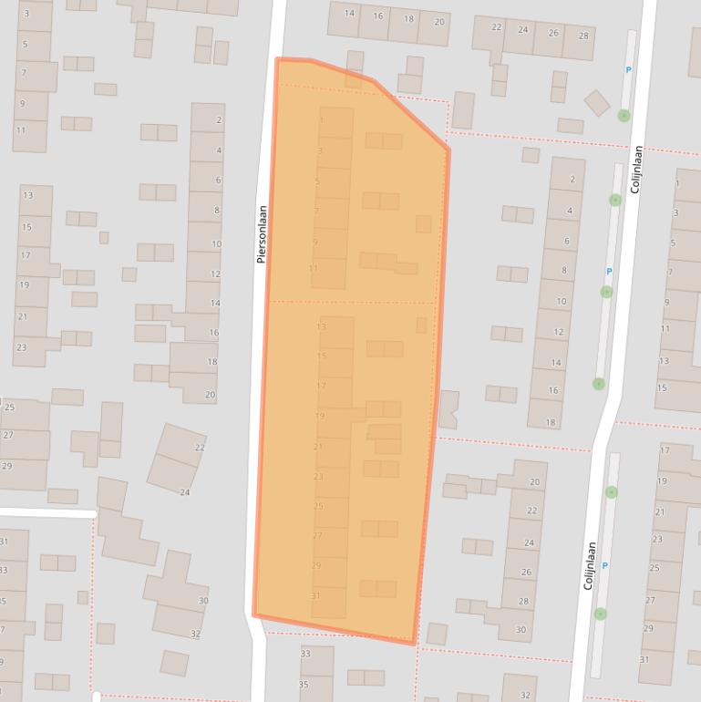 Kaart van postcodegebied 7003AW.